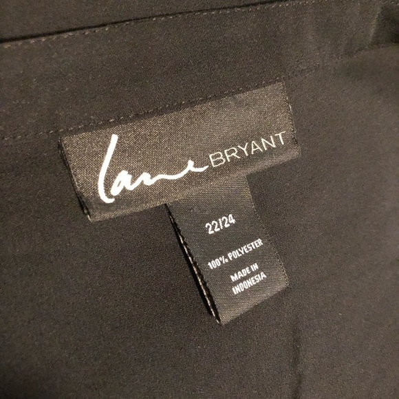 Lane Bryant asymmetrical black white pattern top - Picture 10 of 10